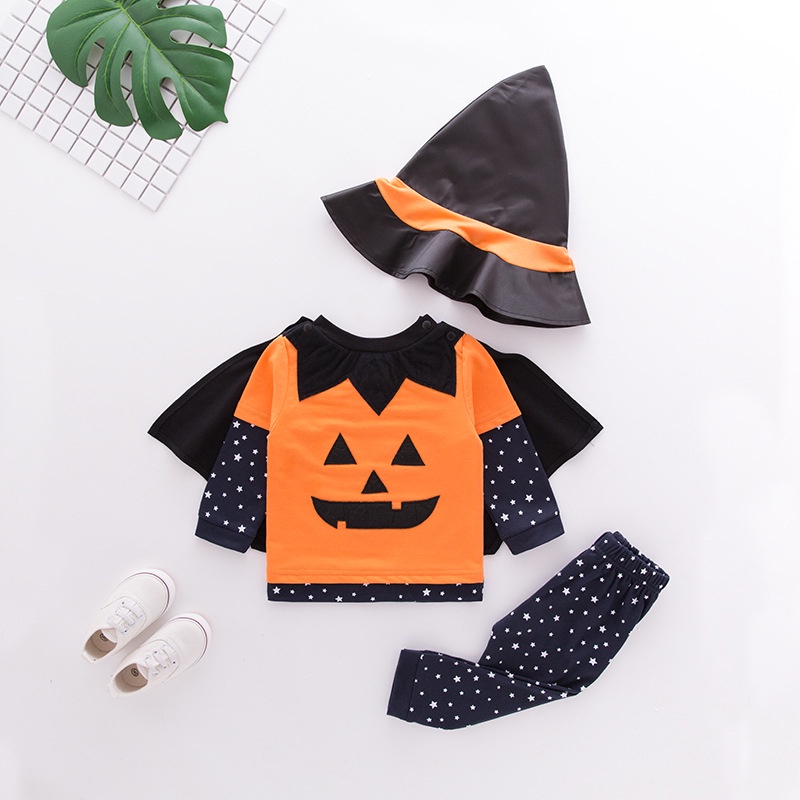 Bộ Đồ Hóa Trang Halloween Nhân Vật Người Dơi Màu Đen Dành Cho Bé Trai