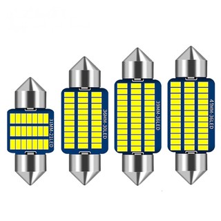 1 Bóng Đèn LED 31mm 36mm 39mm 41mm C5W C10W 3014 SMD Chất Lượng Cao