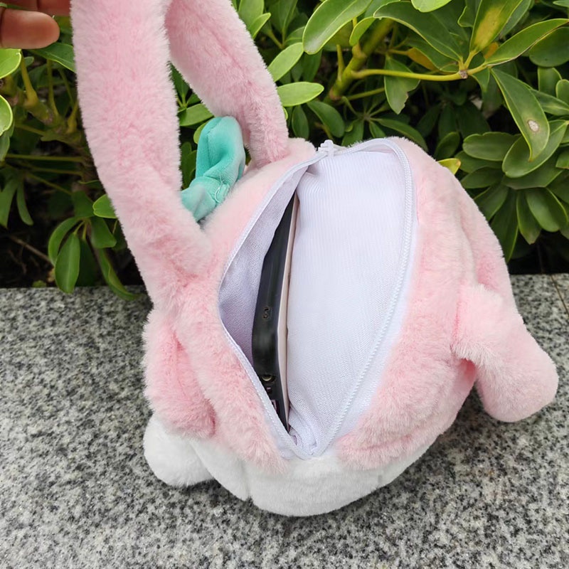 Túi Xách Tay Bằng Lông Nhung Hình Sanrio Kuromi Melody Hello Kitty Làm Quà Tặng Cho Bé Gái