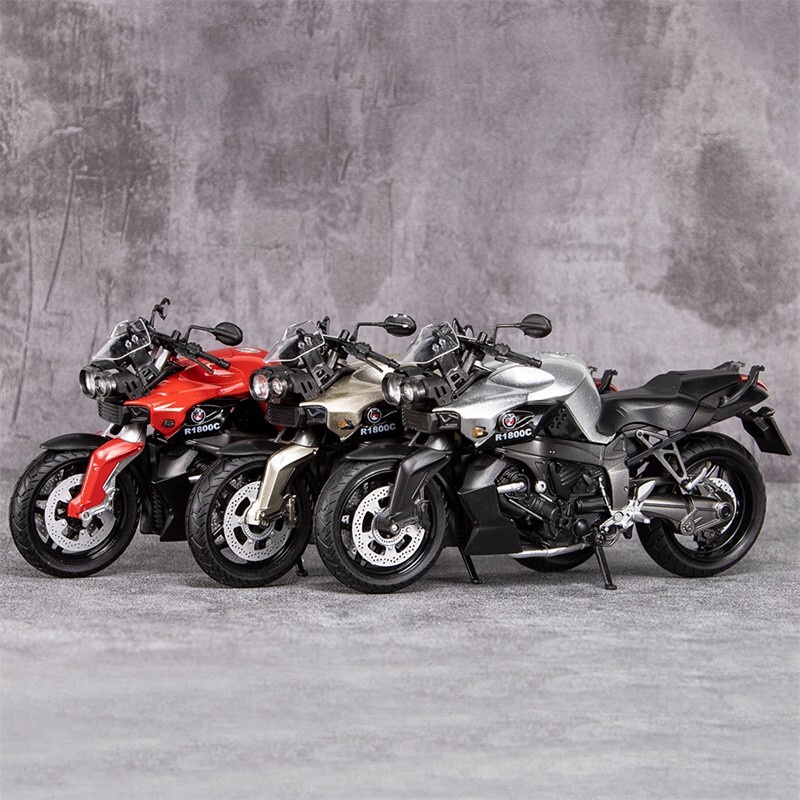 1:12 r1800c mô hình xe máy hợp kim diecasts kim loại vehicl moto autocycle shork-absorber off-road autobike collection đồ chơi