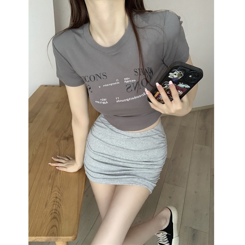 Áo Thun Ngắn Tay In Hình Thời Trang