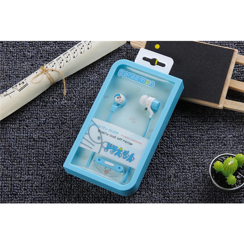 Tai Nghe Hoạt Hình Dễ Thương Có Dây Âm Thanh Nổi Chất Lượng Cao