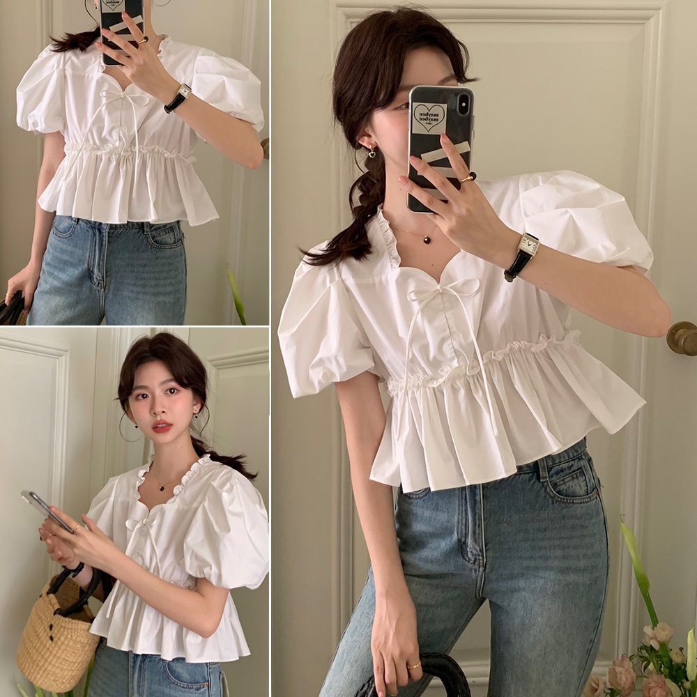 Áo Thun Cotton Lưng Cao Dáng Rộng 63127