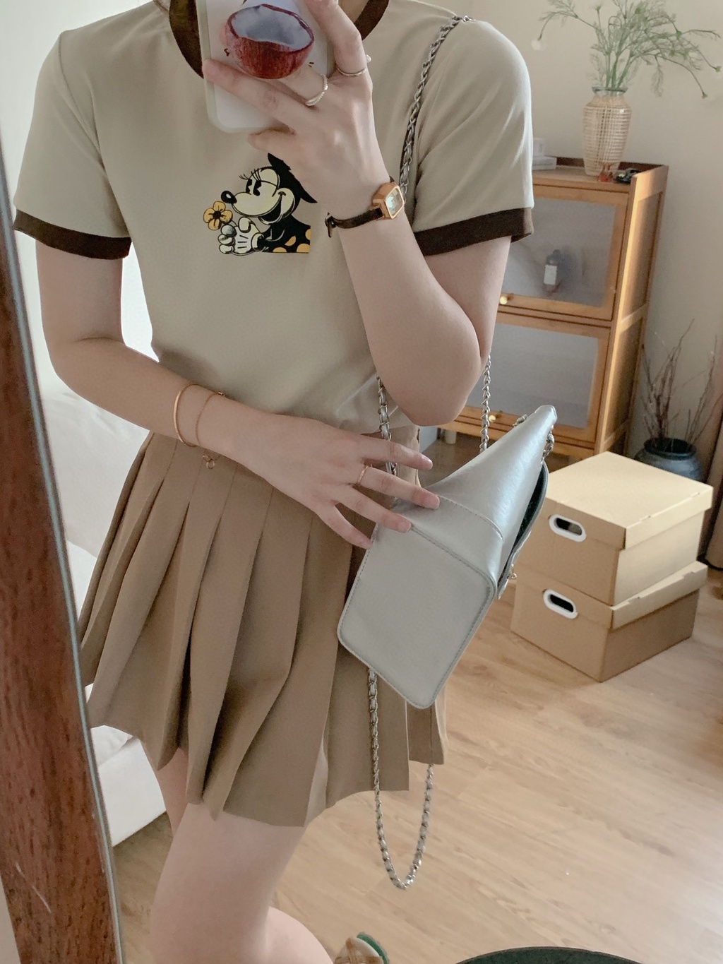 Áo Thun Dáng Rộng Ngắn Tay In Hoạt Hình Thời Trang Cá Tính 64879