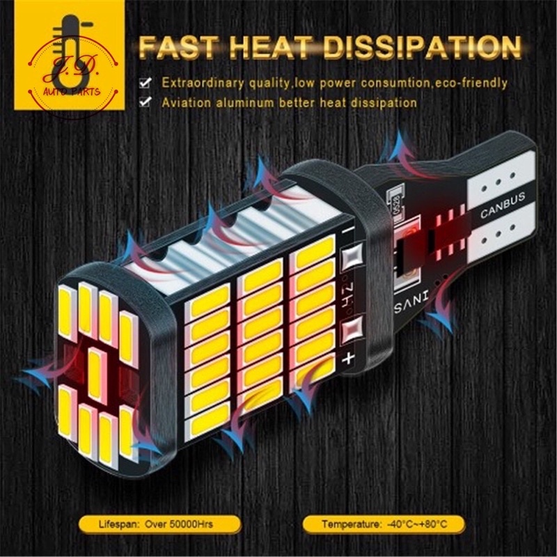 Đèn LED Tín Hiệu 45 chip T10 / T15  Cho Xe Hơi Xe Máy