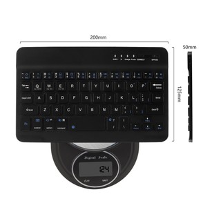 Bàn PhíM Bluetooth 3.0 Không Dây Siêu MỏNg 7 / 8 Inch Cho IOS Android Tablet PC Windows IPad