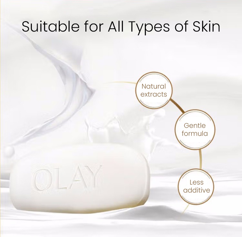 Xà Phòng Tắm OLAY 125g Dưỡng Ẩm Làm Sạch Sâu Có Hương Thơm Cao Cấp