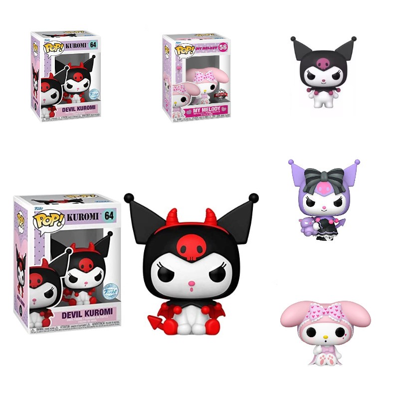 Mô Hình Nhân Vật Sanrio Kuromi Melody Dễ Thương