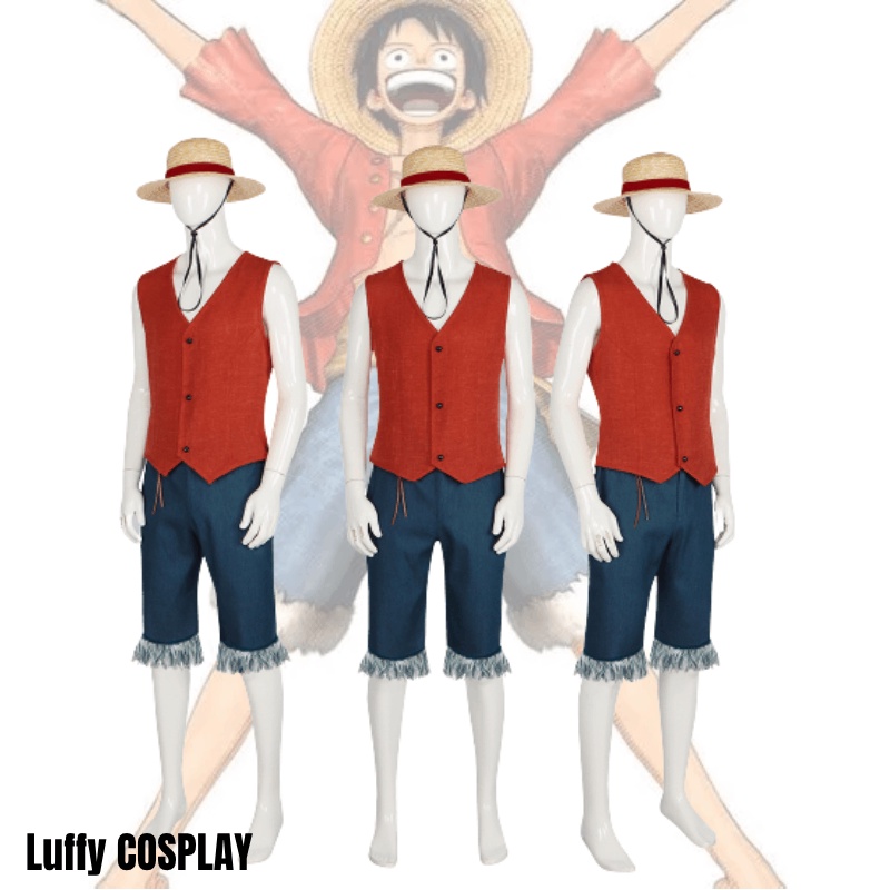 Trang Phục cosplay Nhân Vật luffy Trong Phim Hoạt Hình one piece Chất Lượng Cao