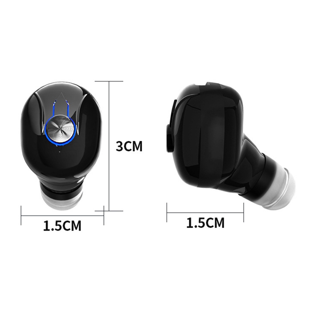 Tai nghe không dây Mini Vô Hình 18D Âm Thanh 20H Có Mic Chất Lượng Cao Cho Điện Thoại Di Động