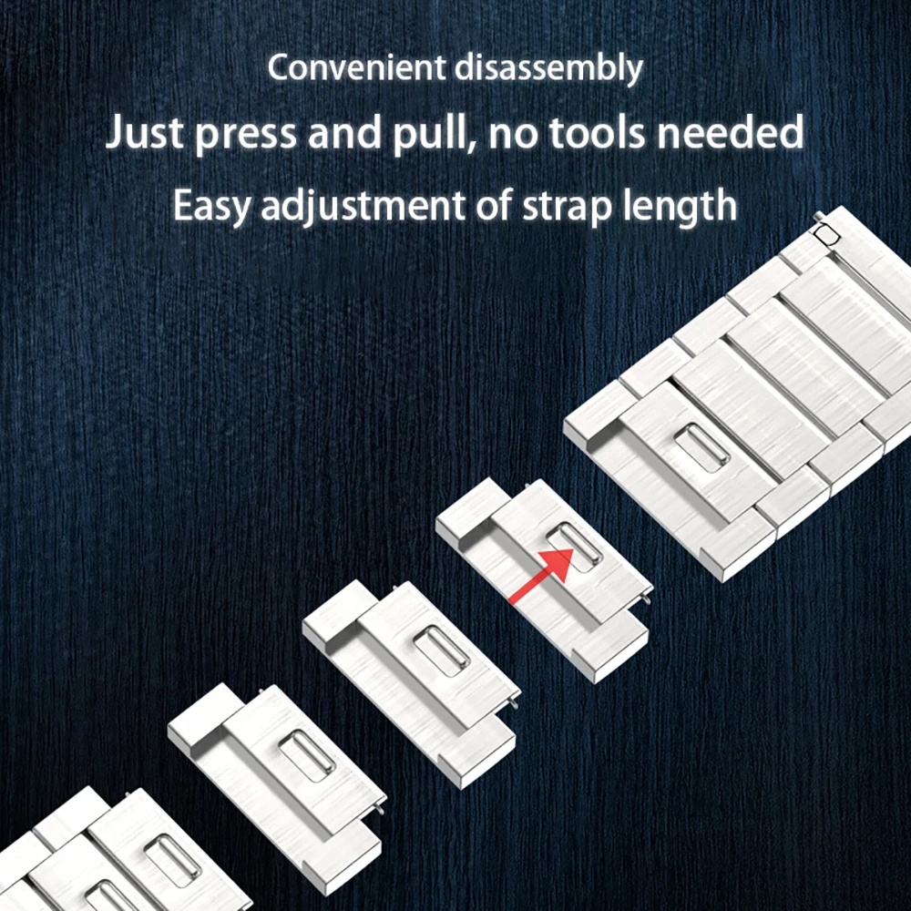 Dây Đeo Inox Khóa Nam Châm Cho Đồng Hồ Thông Minh Xiaomi watch S1 S1 S2 S1 Pro 22mm