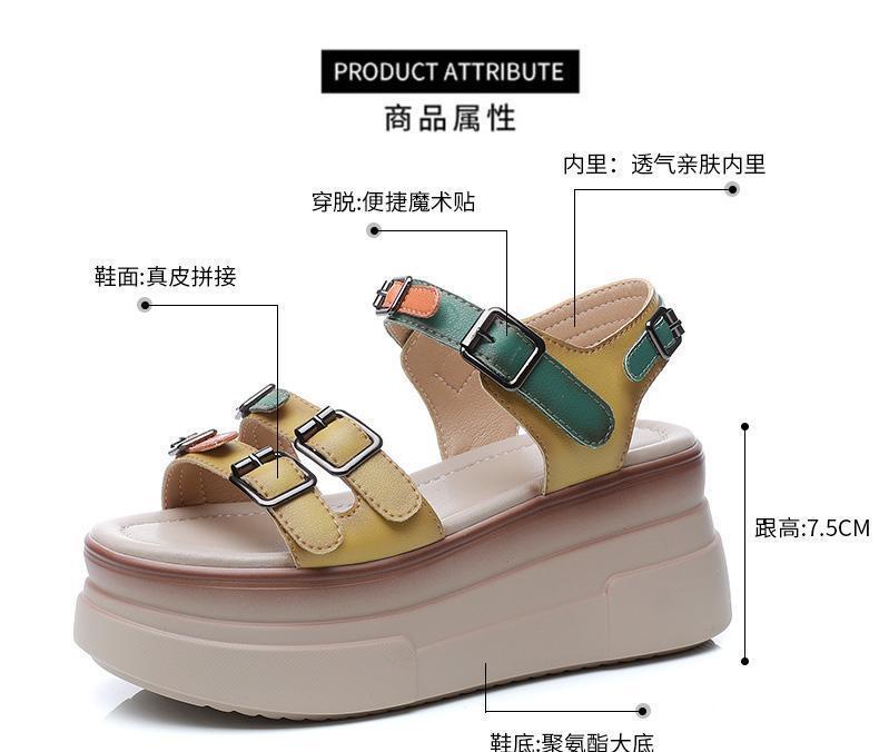 ✨Giày Sandal Đế Dày Thời Trang Mùa Hè 2023 Dành Cho Nữ