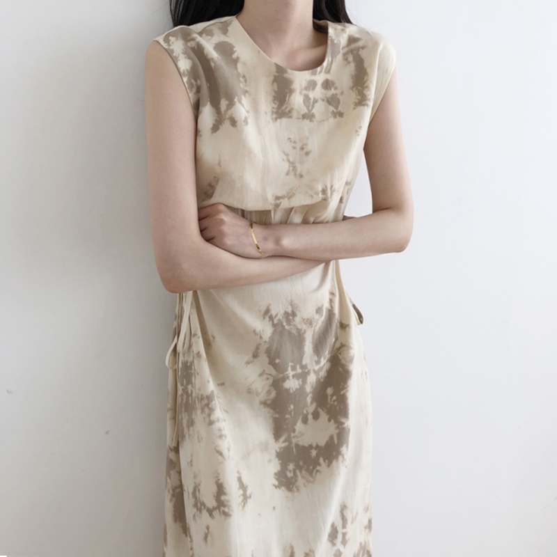 Đầm Sát Nách Lưng Vừa Thiết Kế Dây Rút Không Eo 62851