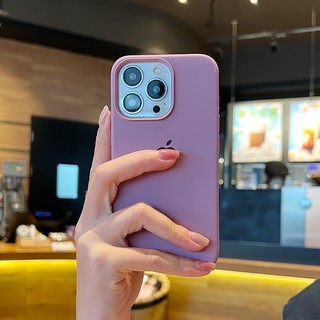 Mới Ốp Điện Thoại Silicone Mềm Chống Sốc Màu Trơn Cho iPhone XR XS MAX 14 13 12 11 Pro MAX 14 7 + 8 PLUS