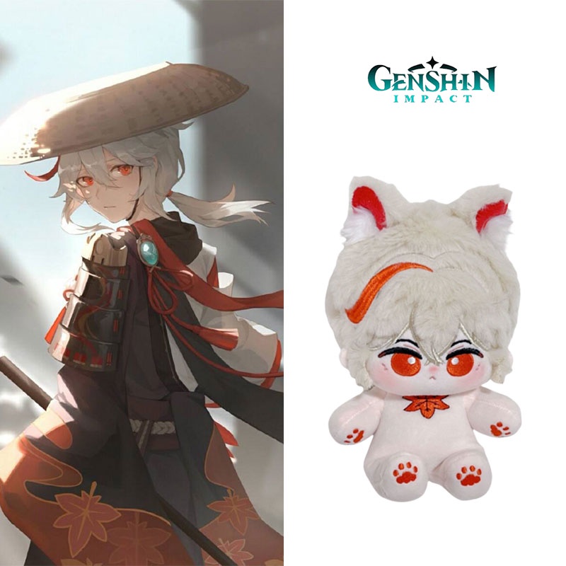 Búp Bê Nhồi Bông Cuddly Và Lá Phong 20cm Mềm Mại Lấy Cảm Hứng Từ Genshin Va Chạm Gió