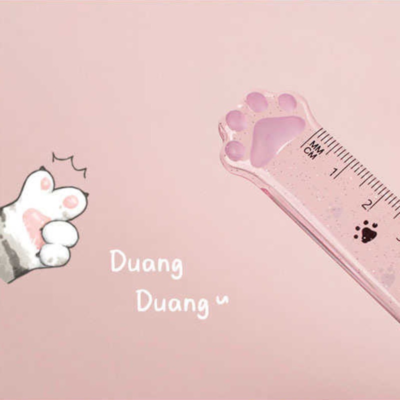 1 Thước Thẳng Chân Mèo Kitty