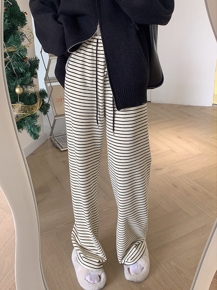 63570 Phong Cách Mới Quần Ống Suông Rộng