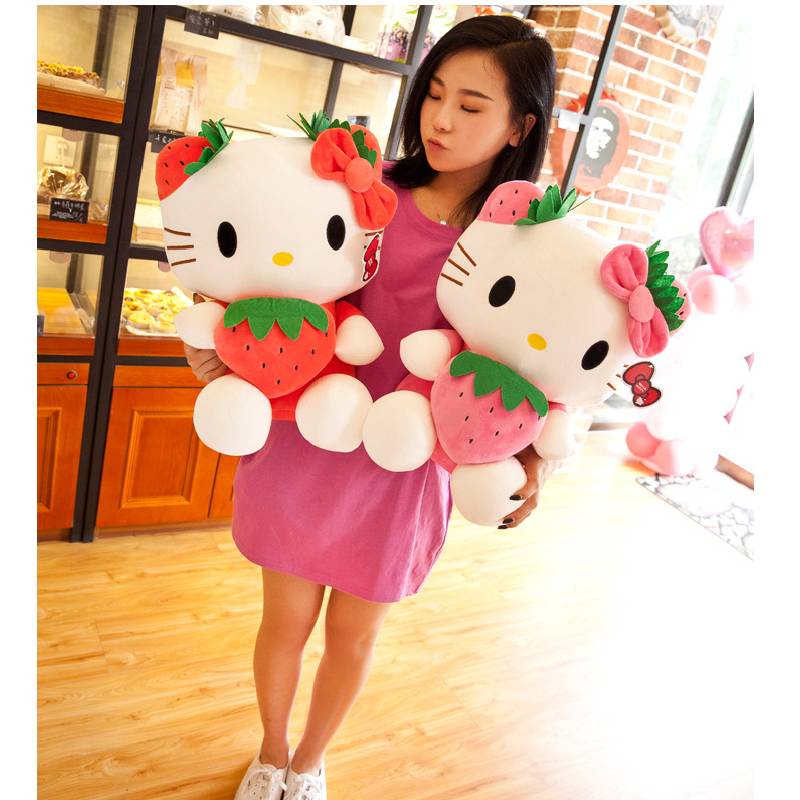 Thú Nhồi Bông Hình Hello Kitty Xinh Xắn Đáng Yêu