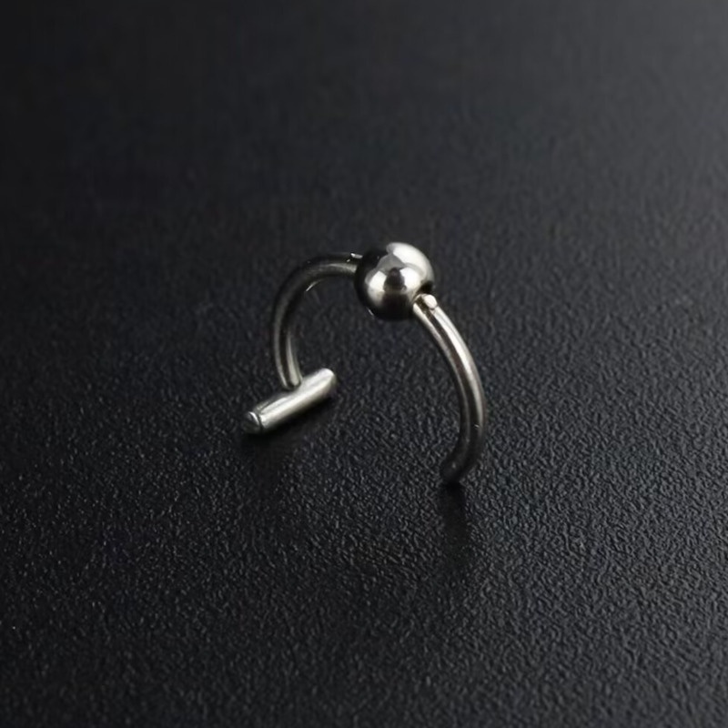 Bộ Móng Tay Giả Xỏ Hạt Tròn Không Lỗ Thời Trang Cá Tính Dành Cho Cặp Đôi