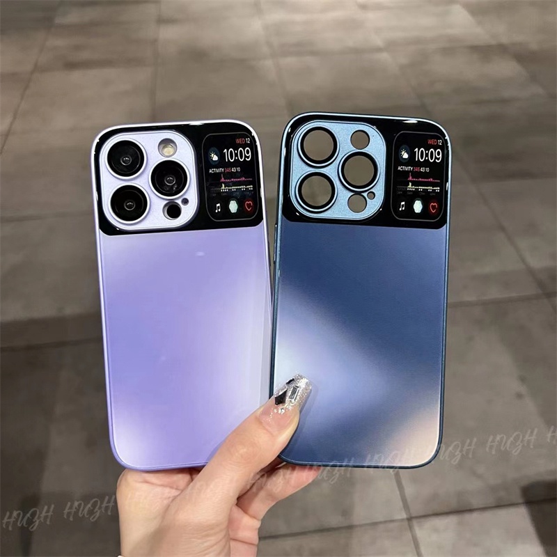 Ốp Điện Thoại Kính Cường Lực Cứng Chống Sốc Cho iPhone 11 12 13 14 Pro Max 11pro