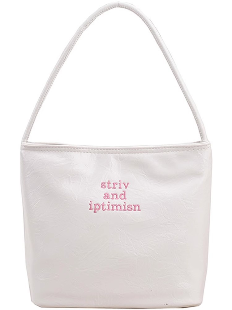 NEARAY túi đeo vai PU Màu Trơn Hàn Quốc thời trang cho nữ 2023 NEW L91T4CH