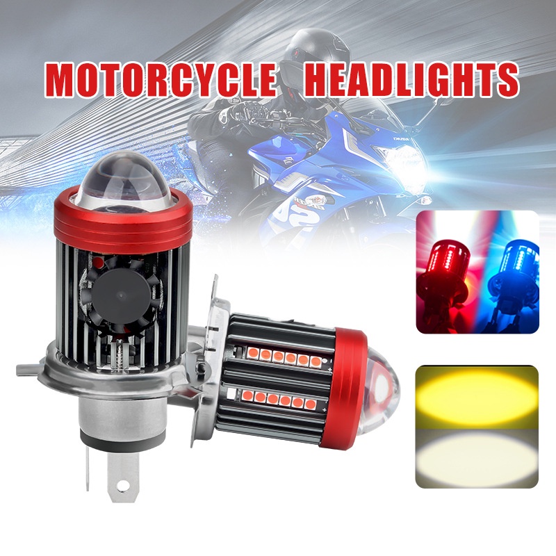 Đèn Pha Led H4 12V Siêu Sáng Chuyên Dụng Cho Xe Mô Tô