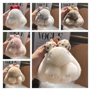 Móc Khóa Thỏ Lông Xù Đáng Yêu