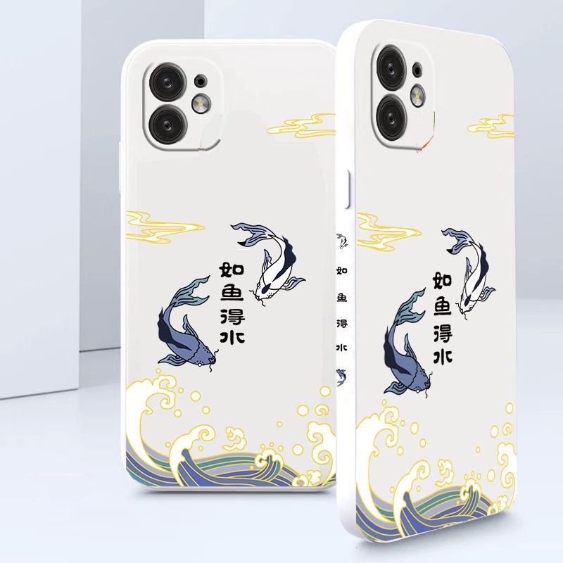 Ốp Điện Thoại Tpu Mềm Hình Cá Cho Poco X5 Pro 5G Redmi Note 12 Pro 11S 5G 12C Xiaomi Mi 12T 12 Lite K60 K50 Ultra