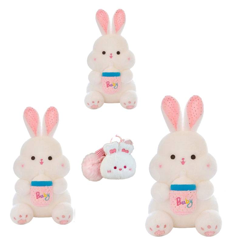 Thỏ Nhồi Bông 40cm Dễ Thương Trang Trí Nhà Cửa