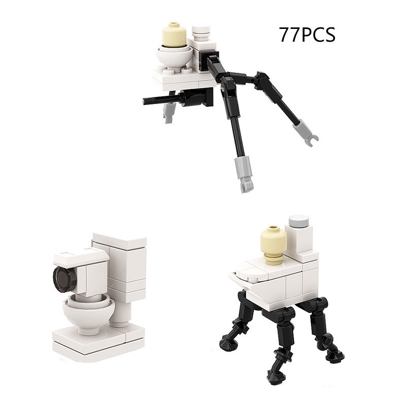 ✨Có Sẵn✨ Đồ Chơi Lắp Ráp Mô Phỏng Toilet Skibidi Vui Nhộn Cho Bé Speakerman/Cameraman/Titan TVman