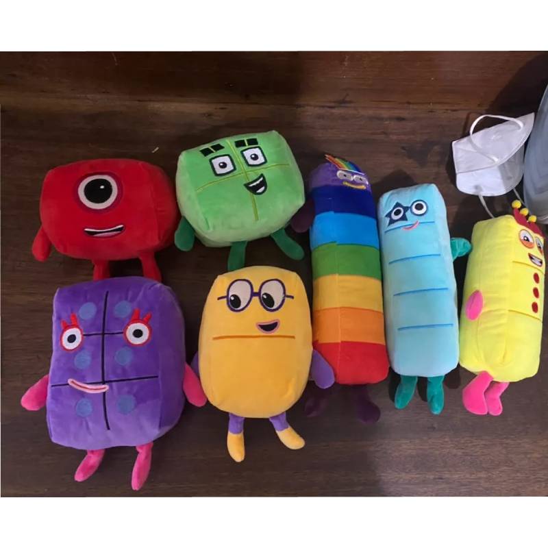 ✨Numberblock✨Búp bê nhồi bông hoạt hình thích hợp làm quà tặng cho trẻ em