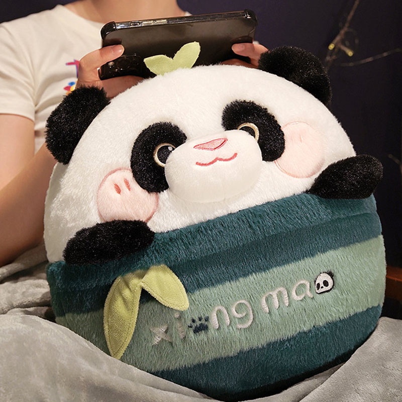 Bộ Chăn Gối Và Gối Hình Gấu Trúc Nhồi Bông Tiện Lợi Dành Cho Trang Trí Nhà Cửa Văn Phòng