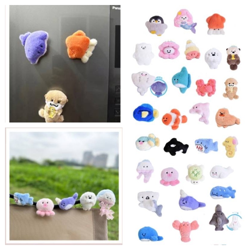 Nam Châm mini Trang Trí Tủ Lạnh Hình Bể Cá Dễ Thương Phiên Bản Giới Hạn