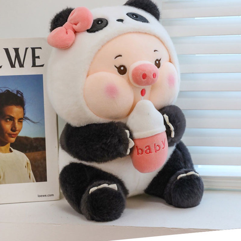 Thú Nhồi Bông Hình Gấu Trúc / Heo / Heo Con Dễ Thương 20-40cm
