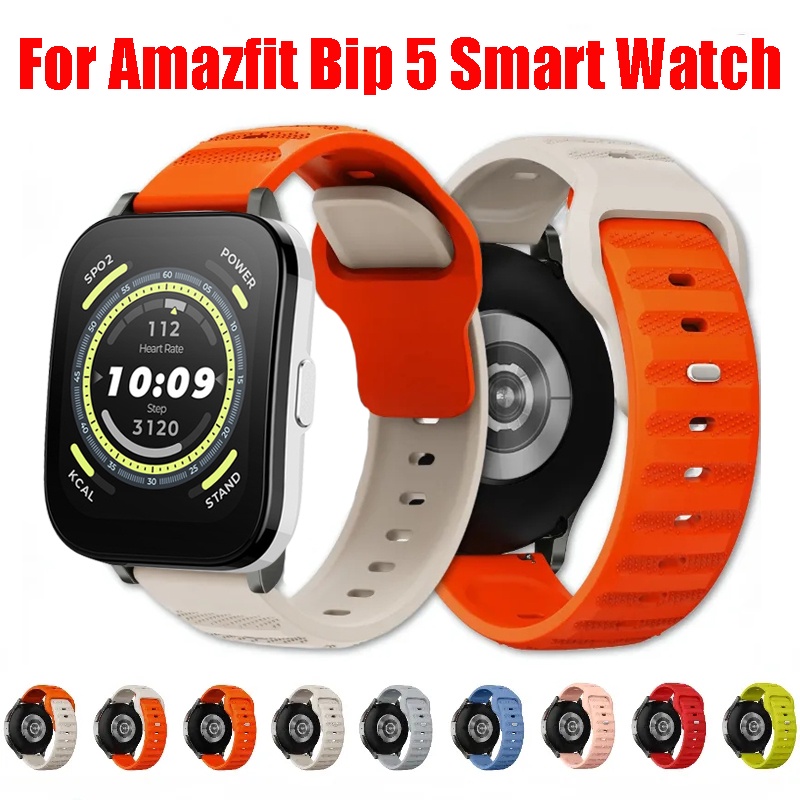 Silicone Dây Đeo Silicon Cho Đồng Hồ Thể Thao amazfit bip 5 amazfit bip 5