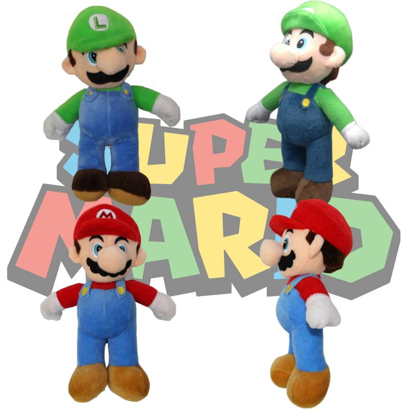 Búp Bê Nhồi Bông Hình super mario 25cm Dễ Thương