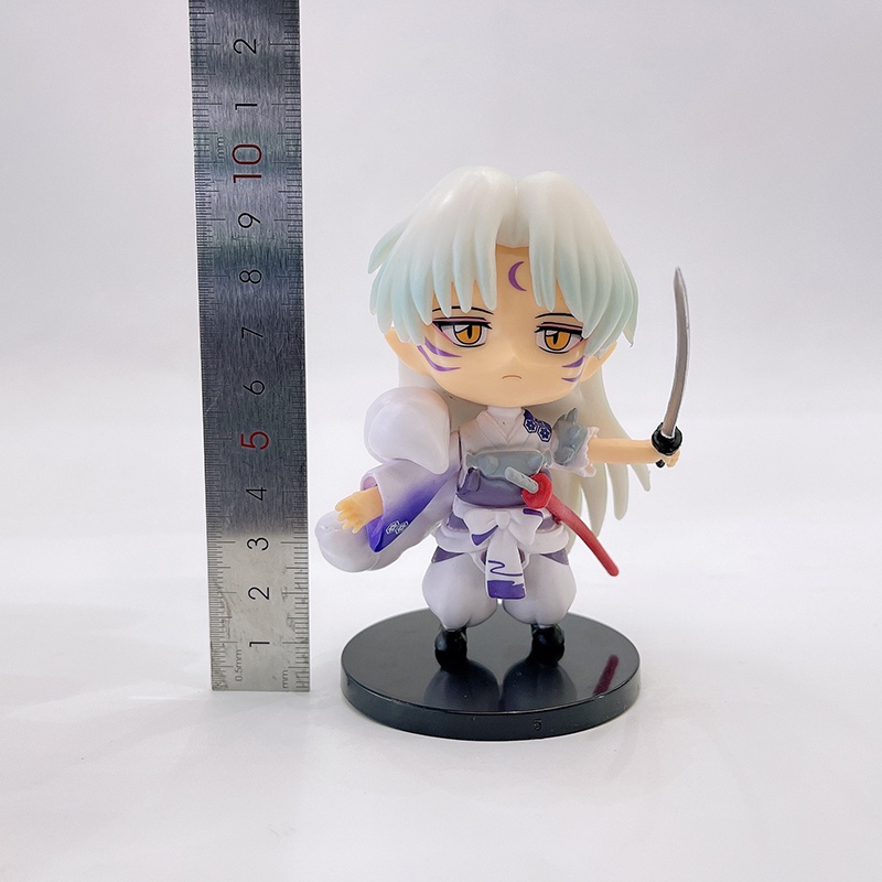 Búp Bê Đồ Chơi Nhân Vật Hoạt Hình Higome miroku sesshoumaru Bằng pvc 10cm