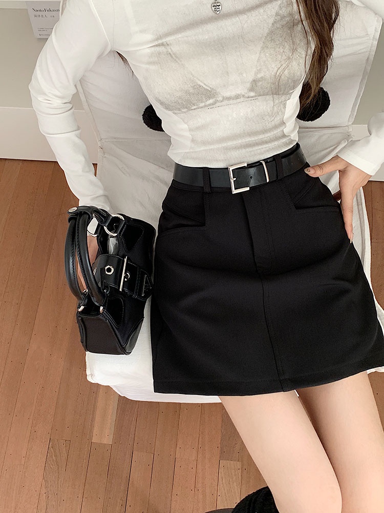 67552 Miễn Phí Lót Thắt Lưng Váy Cạp Cao