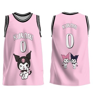 Đồng phục bóng rổ Áo Vest Kuromi Sanrio dễ thương