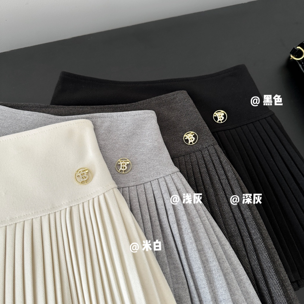 Chân Váy Len Xếp Ly Lưng Cao Thời Trang Cao Cấp 68331