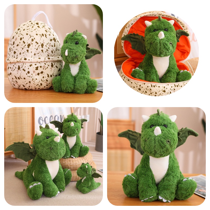 HYC Humey Hoạt Hình Quả Trứng Khủng Long Nhồi Bông Thương Hiệu logo Lý Tưởng Để Chơi Trò Chơi Và Tưởng Tượng