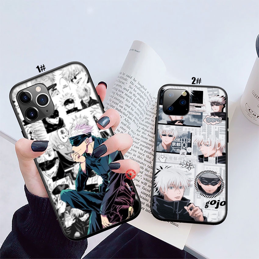 Ốp Điện Thoại Silicon Mềm Hình jujutsu kaisen gojo satoru bo35 Cho iphone 11 pro max xr se 2020
