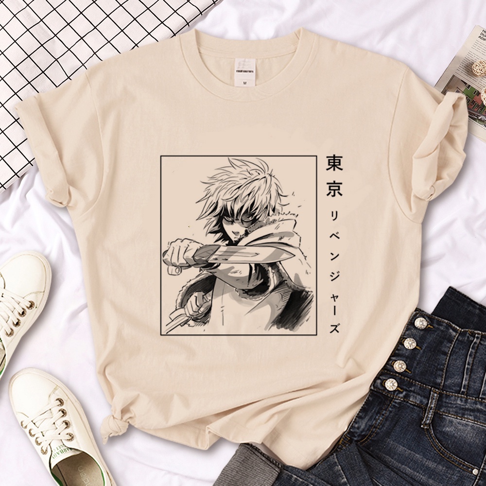 Thor Áo Thun Nữ Tay Ngắn In Hình Vnland saga vinrando saga Phong Cách harajuku y2k