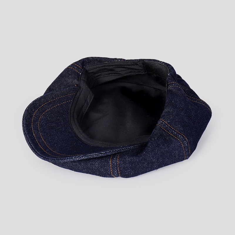 Mũ beret Vải Jean Phong Cách vintage Thời Trang Cho Nữ