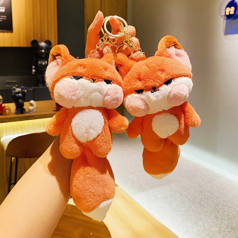 Hoạt Hình Móc Khóa Hình Cáo Dễ Thương