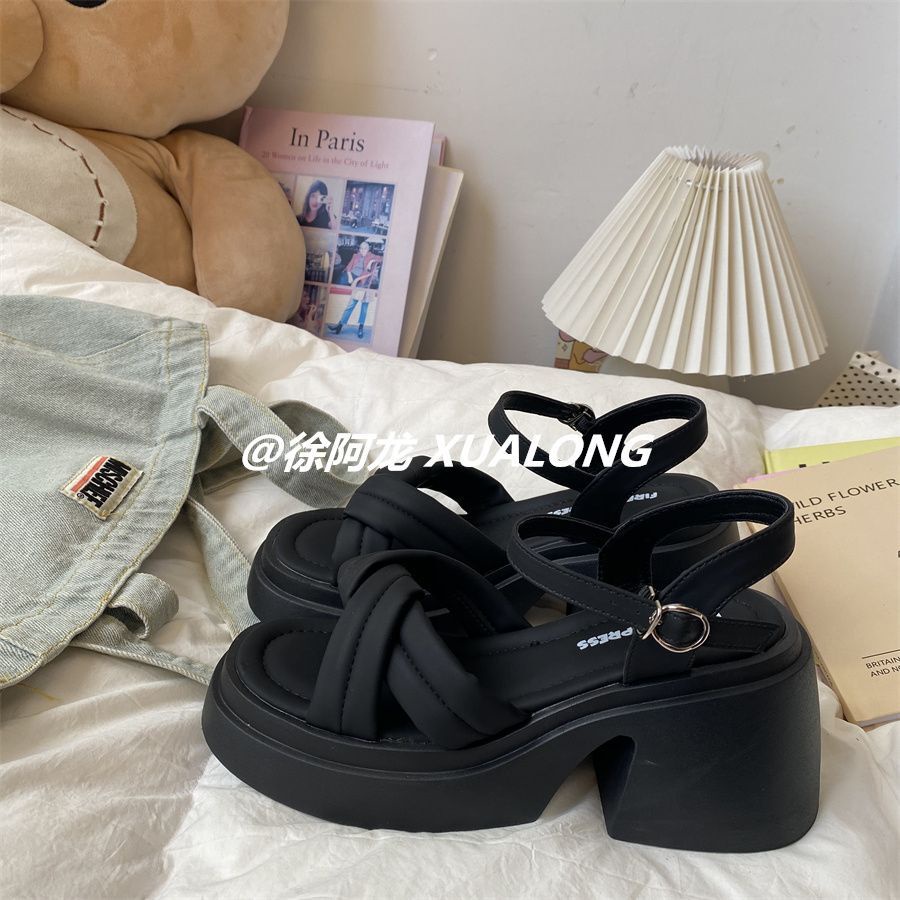 Xăng đan Đế Dày Hở Ngón Thời Trang Mùa Hè 2023 Dành Cho Nữ