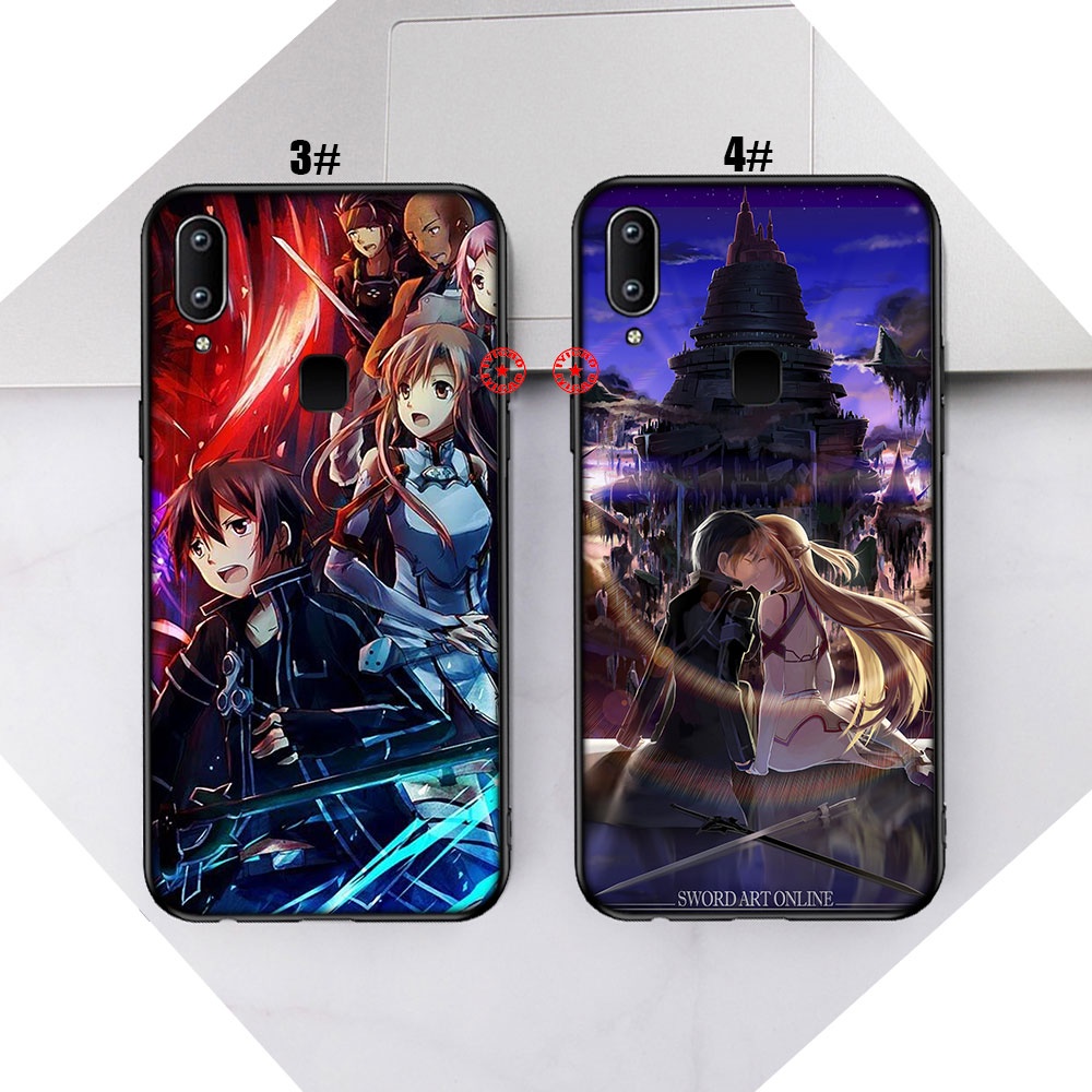 Bo59 Ốp Điện Thoại Silicon Dẻo Họa Tiết sword art online Cho vivo y11 y11s y12s y12 y15 2020 y17 y19 y20 y20i y20s
