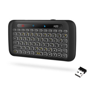 Bàn phím không dây h20 mini 2.4ghz kèm chuột cảm ứng cho android tv box thông minh