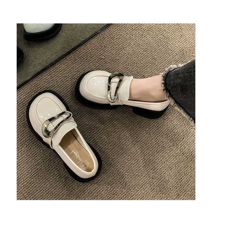 Giày Da Đế Dày Phong Cách Anh Quốc Thời Trang Xuân Thu 2023