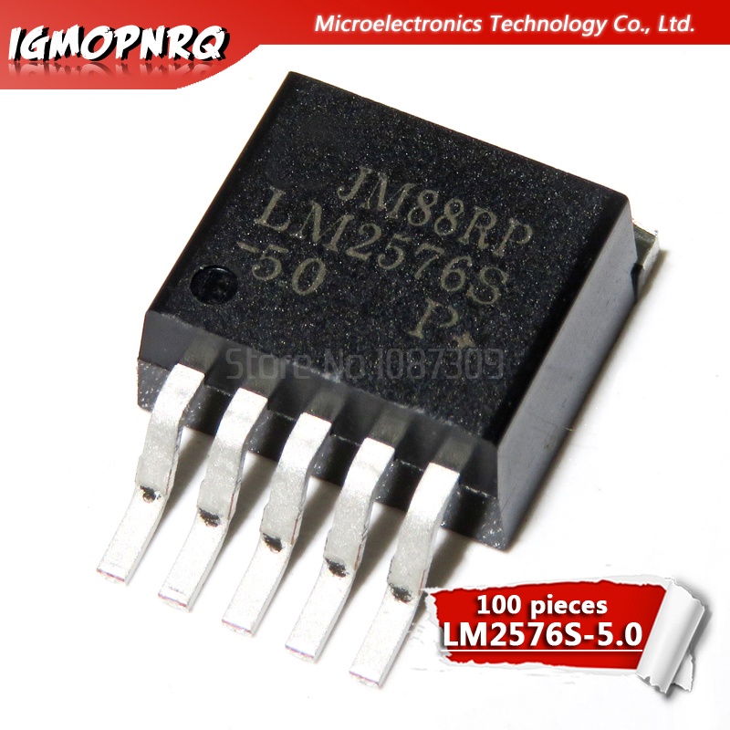 100 chiếc LM2576S-5.0 TO263 LM2576SX-5.0 TO-263 LM2576-5.0 5V mới và